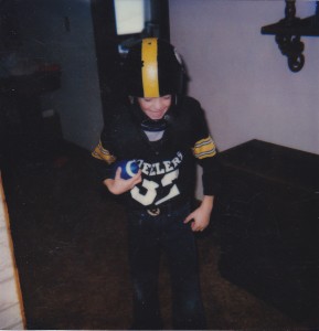 A young Steelers fan