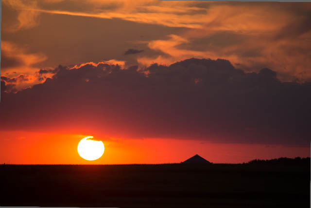 Harvest Sunset, Eldora, Iowa