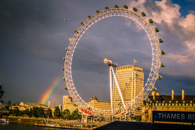 View of the Day - The London Eye and A Rainbow